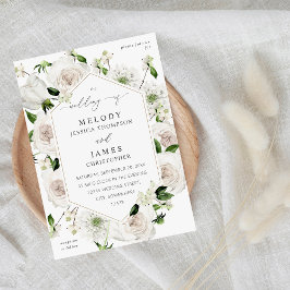 白フローラ結婚ズ 招待状