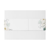 白フローラ緑のベリーバンド 招待状ベリーバンド (裏面例)