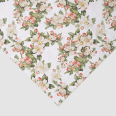 白フローラ エレガント 薄葉紙 (詳細)