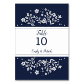 白フローラ テーブルナンバー (裏面)