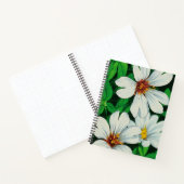 白フローラ ノートブック (内部)