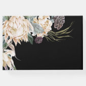 白フローラ |ブラック結婚ズのゲストブック ゲストブック (裏面)