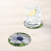 白フローラ ペーパーコースター (インサイチュ)