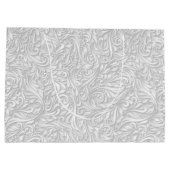 白フローラ ラージペーパーバッグ (裏面)