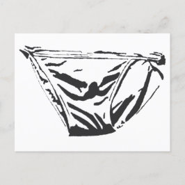 白ブリーフポストカード ポストカード