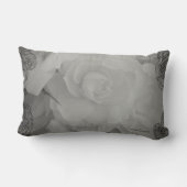 白ベゴニア枕 ランバークッション (裏面)