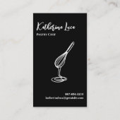 白ベーキング器黒ベーカリー 名刺 (裏面)