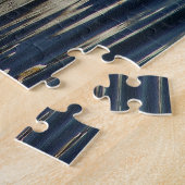 白ペリカン鳥獣動物スイミングパズル ジグソーパズル (側面)