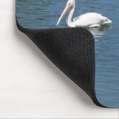 白ペリカン マウスパッド (コーナー)