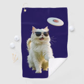 白ペルシアのディスクゴルファーのタオル ゴルフタオル (インサイチュ)