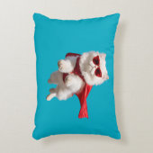 白ペルシア人スーパーヒーロー アクセントクッション (正面(垂直))