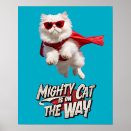 白ペルシア人スーパーヒーロー ポスター