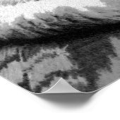 白ペルシャの寝猫 ポスター (角)