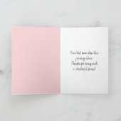 白ペルシャ猫ありがとう カード (内部)