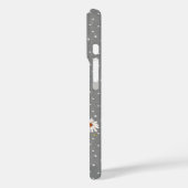 白ペルシャ猫とデイジー Case-Mate iPhoneケース (裏面 / 左)