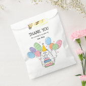 白ペルシャ猫誕生日サンキューオファービットバッグ フェイバーバッグ (封をした状態)