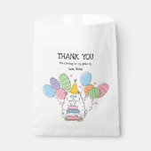 白ペルシャ猫誕生日サンキューオファービットバッグ フェイバーバッグ (正面)