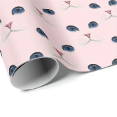 白ペルシャ猫顔 ラッピングペーパー (ロールコーナー)