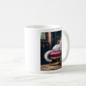 白ペルシャ猫 コーヒーマグカップ (正面右)