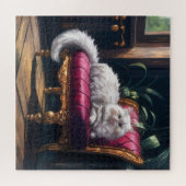 白ペルシャ猫 ジグソーパズル (横)