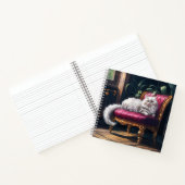 白ペルシャ猫 ノートブック (内部)