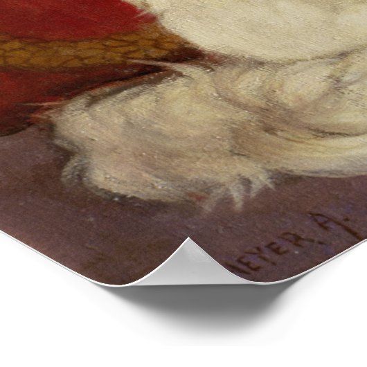 白ペルシャ猫 ポスター (角)