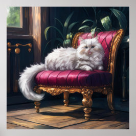 白ペルシャ猫 ポスター