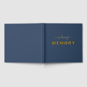 白ページのメモリアル寄せ書き帳 12"×12" ゲストブック (全面)