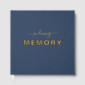 白ページのメモリアル寄せ書き帳 12"×12" ゲストブック (正面)