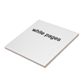 白ページ タイル (側面)