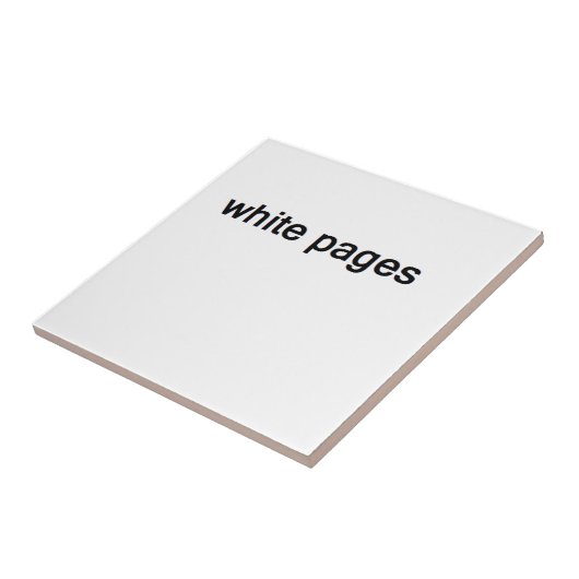 白ページ タイル (側面)