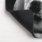 白ボクサーの口 マウスパッド (コーナー)