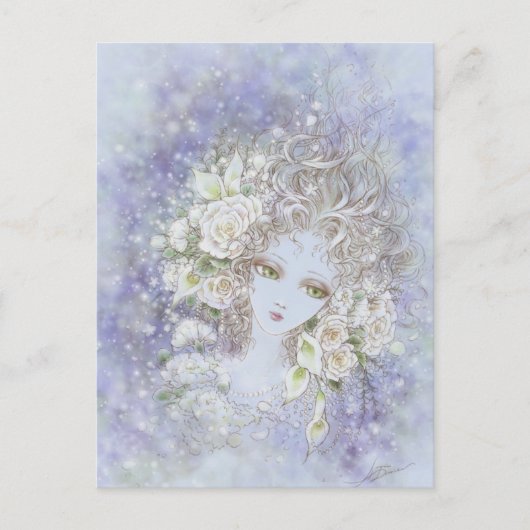 白ポストカードにフェード ポストカード (正面)