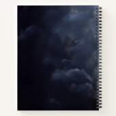 白ポメラニア犬犬 ノートブック (裏面)