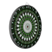 白マグノリアの目 ダーツボード (正面左)