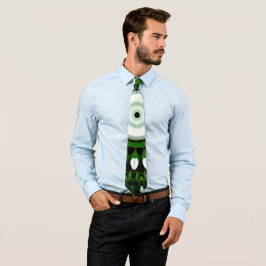 白マグノリアの目 ネクタイ