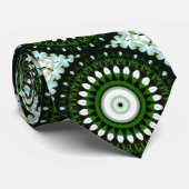 白マグノリアの目 ネクタイ (ロール)