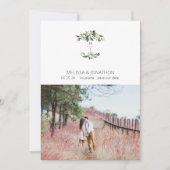 白マグノリアフローラ素朴画像 セーブザデート (正面)