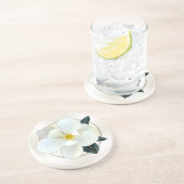 白マグノリア買コースター、1または4のセット コースター (側面)