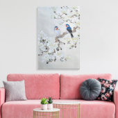 白マグノリア キャンバスプリント (インサイチュ (リビング))