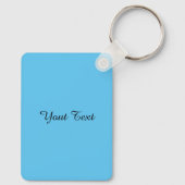 白マグノリア キーホルダー (裏面)