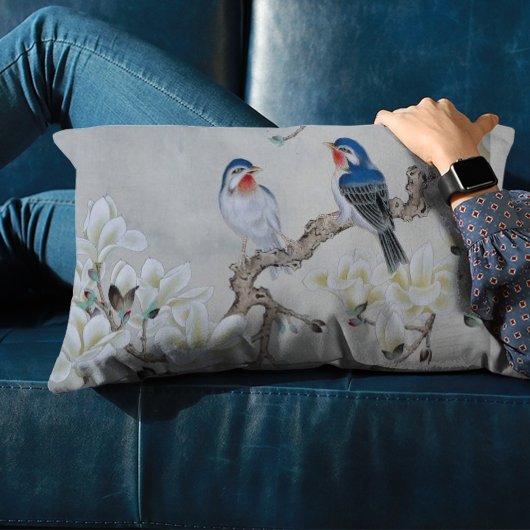 白マグノリア クッション