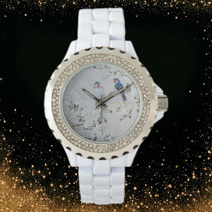 白マグノリア 腕時計