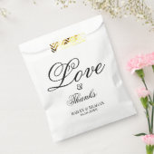 白ミニマルと黒結婚の フェイバーバッグ (封をした状態)