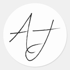 白ミニマルと黒結婚の ラウンドシール