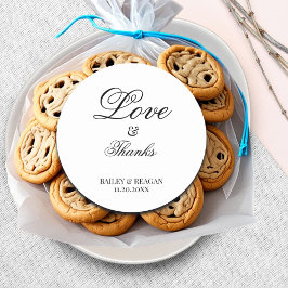 白ミニマルと黒結婚の ラウンドシール