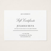 白ミニマルエレガント美しい (裏面)