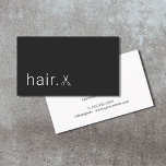 白ミニマルエレガント鋏ヘアスタイリスト 名刺<br><div class="desc">白いミニマルはさみアイコンでカスタマイズ可能な名刺テンプレート。ミニマエレガントリストデザイン。美しいサロン、美容師、美容師に最適。</div>