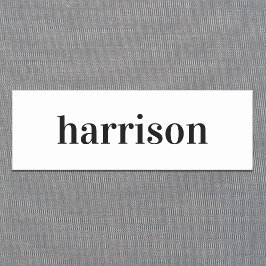 白ミニマルモダン 名札