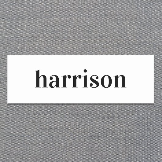 白ミニマルモダン 名札